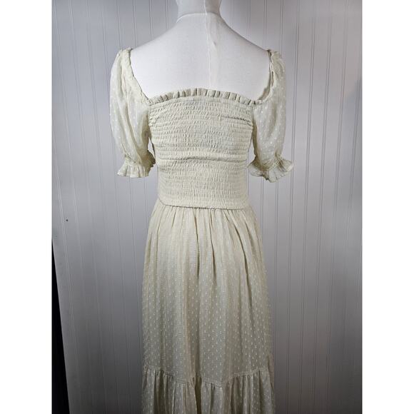 Patrons Of Peace La Cruz Maxi Dress Women's Size S NWT Cottage Bohemian Peasant - Picture 4 of 9